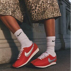 Nike LD-100 Women's Retro Casual Sneakers Shoes Red Silver 8